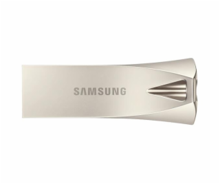 Flashdisk Samsung BAR Plus 64GB, USB 3.1, kovový, stříbrný