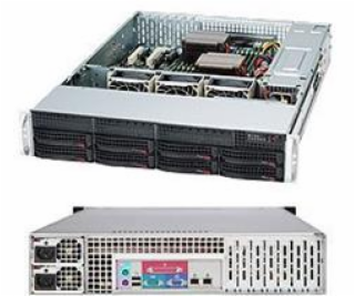 SUPERMICRO 2U chassis 8x 3,5  HS SAS3/SATA, 2x800W (80PLU...