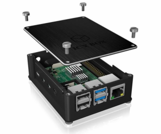 Raidsonic ICY Box IB-RP110 Gehäuse für Raspberry Pi® 4 / ...