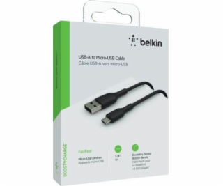 Belkin microUSB kabel, 1m, černý