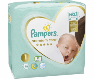 Pampers Premium Care Plienky Veľkosť 1, 2kg-5kg, 26ks