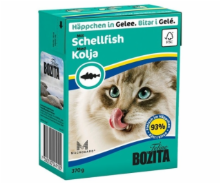 BOZITA Cat kousky v želé s treskou TP 3