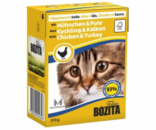 BOZITA Cat kousky v omáčce kuře a krůta