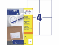 Avery 3483 self-adhesive label Rectangle Permanent White 400 pc(s)