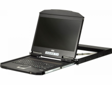 Aten CL3100NX Aten 1U Ultra Short Depth Single Rail WideScreen LCD Console (USB/VGA)