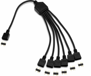 EK-D-RGB 6-Way Splitter Cable, Y-Kabel