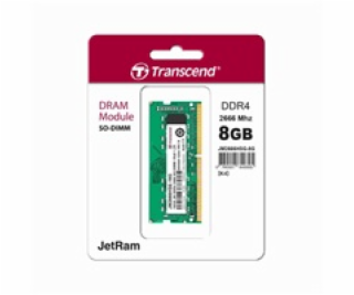 SODIMM DDR4 8GB 2666MHz TRANSCEND 1Rx16 1Gx16 CL19 1.2V