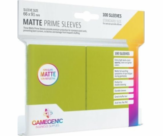 Rebel Gamegenic: Matte Prime CCG Sleeves 66x91mm Lime