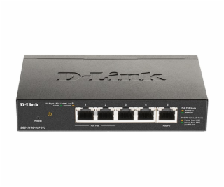 D-Link 5-Port Gigabit PoE Smart Managed Switch with 1 PD ...