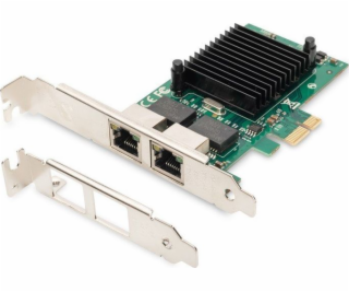 Digitus Karta Gigabit Ethernet PCI Express, dvouportová 3...