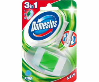 Domestos 3in1 Toilet Rim Block Pine 2x40g