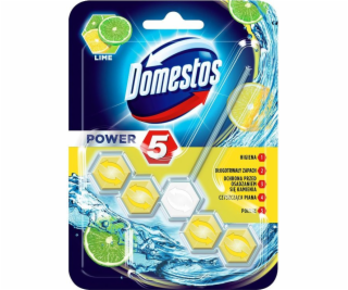 Domestos Power 5 Toilet Rim Block Lime 55g