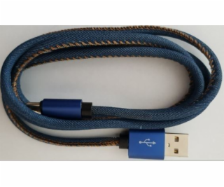 Gembird USB kábel Micro USB kábel prémiové džínsy 1 m-CC-...