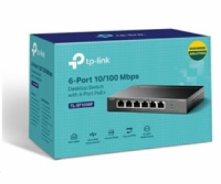 TP-Link TL-SF1006P [6-Port 10/100Mbps Desktop Switch with...