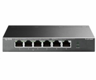 Switch TP-Link TL-SF1006P 6x LAN, 4x PoE+, 67W, kov