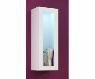 Cama Cabinet VIGO  90  glass 90/35/32 white/white gloss