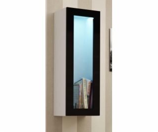 Cama Cabinet VIGO  90  glass 90/35/32 white/black gloss