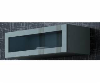 Cama Cabinet VIGO  90  glass 90/35/32 grey/grey gloss