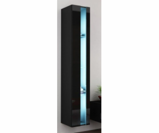 Cama Shelf unit VIGO NEW 180/40/30 black/black gloss