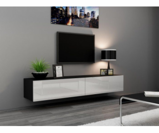 Cama TV Stand VIGO  180  30/180/40 black/white gloss