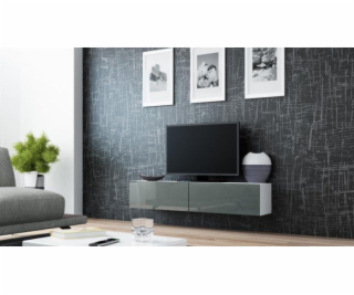 Cama TV stand VIGO 140 30/140/40 white/grey gloss