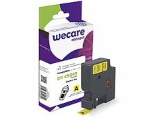 WECARE ARMOR páska pro DYMO S0720580, černá/žlutá, 12mm x 7m