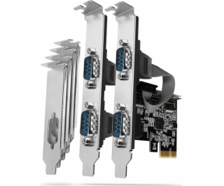 AXAGON PCEA-S4N, PCIe řadič - 4x sériový port (RS232) 250...