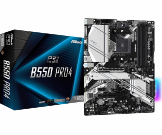 ASRock MB Sc AM4 B550 PRO4, AMD B550, 4xDDR4, HDMI