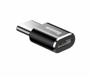 Baseus adaptér USB-C samec na MicroUSB samica 2,4A, čierna