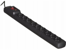 Activejet ACJ COMBO 9GN 3M black power strip with cord