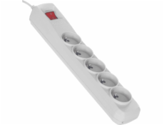 Activejet grey power strip with cord ACJ COMBO 5G/5M/BEZP. AUT/S