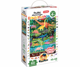 Jasný Junior Media Dinosaur pozorovania puzzle