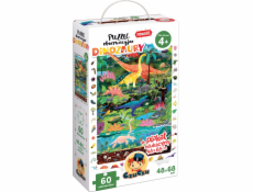 Jasný Junior Media Dinosaur pozorovania puzzle