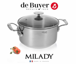 Hrnec 3427.28 ST STEEL Stewpan MILADY WIT lid O24CM