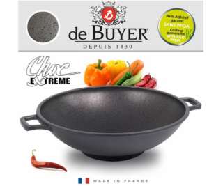 WOK pánev de Buyer, 8317.00, CHOC EXTREME, WOK, rendlík s...