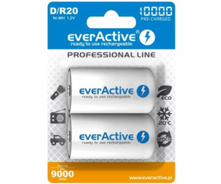 Rechargeable Batteries everActive R20/D Ni-MH 10000 mAh r...