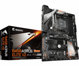 GIGABYTE B450 AORUS ELITE V2 AM4 DDR4 2xM.2 6xSATA ATX MB