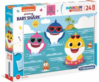 Clementoni Puzzle 24 kusov Maxi Baby Shark (28519)