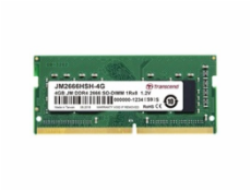 SODIMM DDR4 4GB 2666MHz TRANSCEND 1Rx8 512Mx8 CL19 1.2V