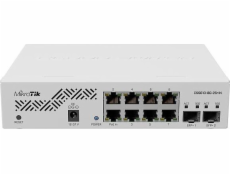 Mikrotik managed Switch CSS610-8G-2S+IN/ 8x Gbit port/ 2x 10G SFP+/ SwOS/ zdroj