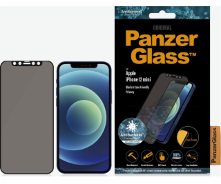 Tvrdené sklo PanzerGlass pre iPhone 12 Mini Privacy Black...