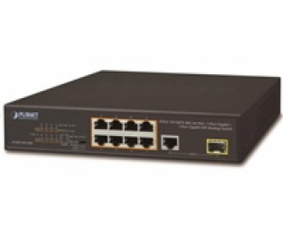 Planet FGSD-1011HP Switch, 8x 10/100 PoE, 1x TP + 1x SFP ...