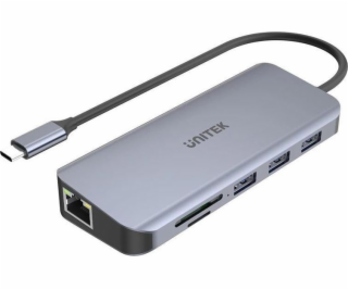 UNITEK D1026B interface hub USB 3.2 Gen 1 (3.1 Gen 1) Typ...