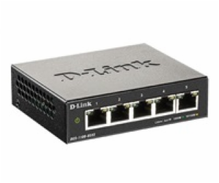 D-Link DGS-1100-05V2 5-port Gigabit Smart Managed switch,...