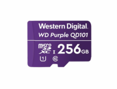 WD MicroSDXC karta 256GB Purple WDD256G1P0C Class 10 (R:100/W:60 MB/s)