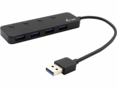 Metal HUB 4 Port mit On/Off Switches, USB-Hub