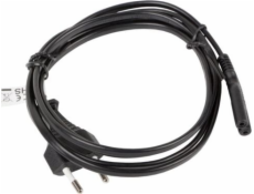  LANBERG CEE 7/16 na IEC 320 C7 EURO (RADIO) POWER CORD 3M čierny