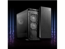 ADATA XPG skříň DEFENDER PRO Mid-Tower Case, bez zdroje, ARGB fan 3x, black