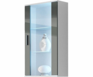 Cama hanging display cabinet SOHO white/grey gloss