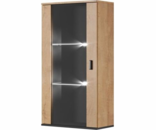 Cama hanging display cabinet SOHO lefkas oak/black